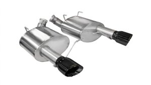 Ford Boss 302 Performance Exhaust - Rear - CORSA Performance - Axle-Back Sport - Black - `11-`14
